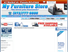 Tablet Screenshot of myfurniturestore.com